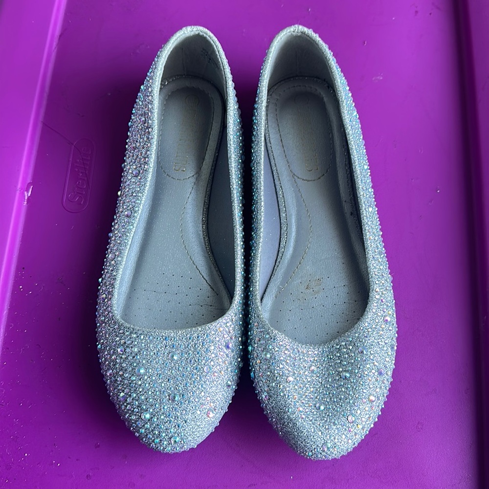 Ballet Rhinestone Flats